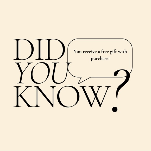 Free gift with purchase ๐ Make a purchase and get your free gift! - Picture 1 of 1